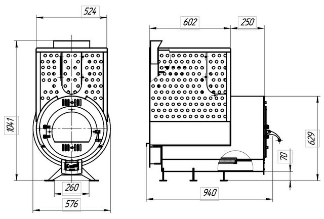 Размеры Печи Кардия Кинескоп 21