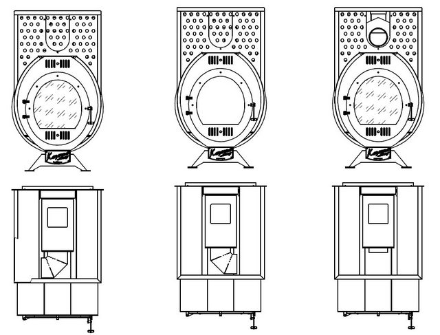 Варианты подключения дымохода
