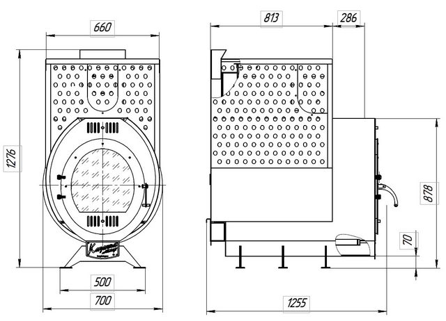 Размеры Печи Кардия Кинескоп 50