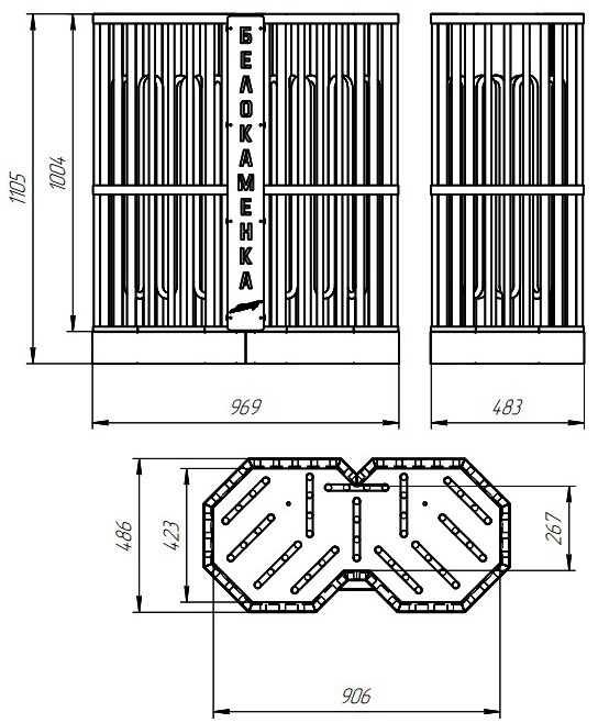 Размеры печи АТМОС